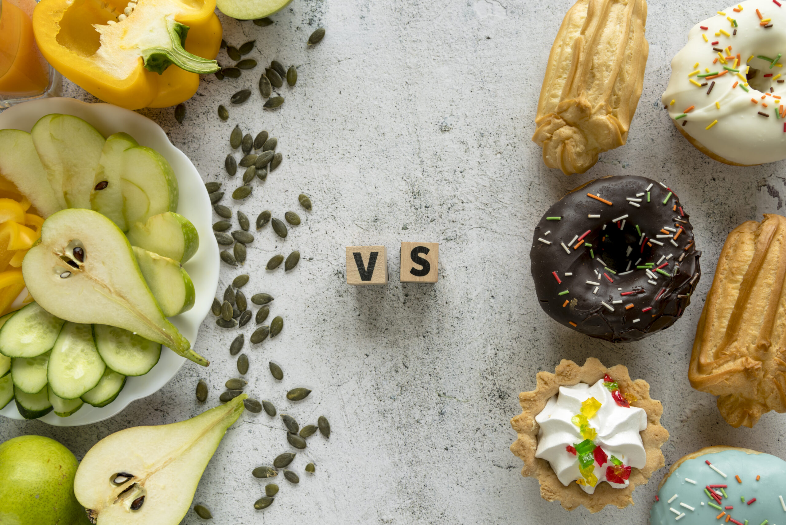 Healthy Diet vs Unhealthy Diet and Their Impact on Skin Health